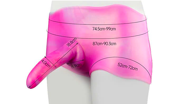 Quần Silicone Dương Vật Giả Nguyên Khối Bìu FAAK Tăng Kích Thước